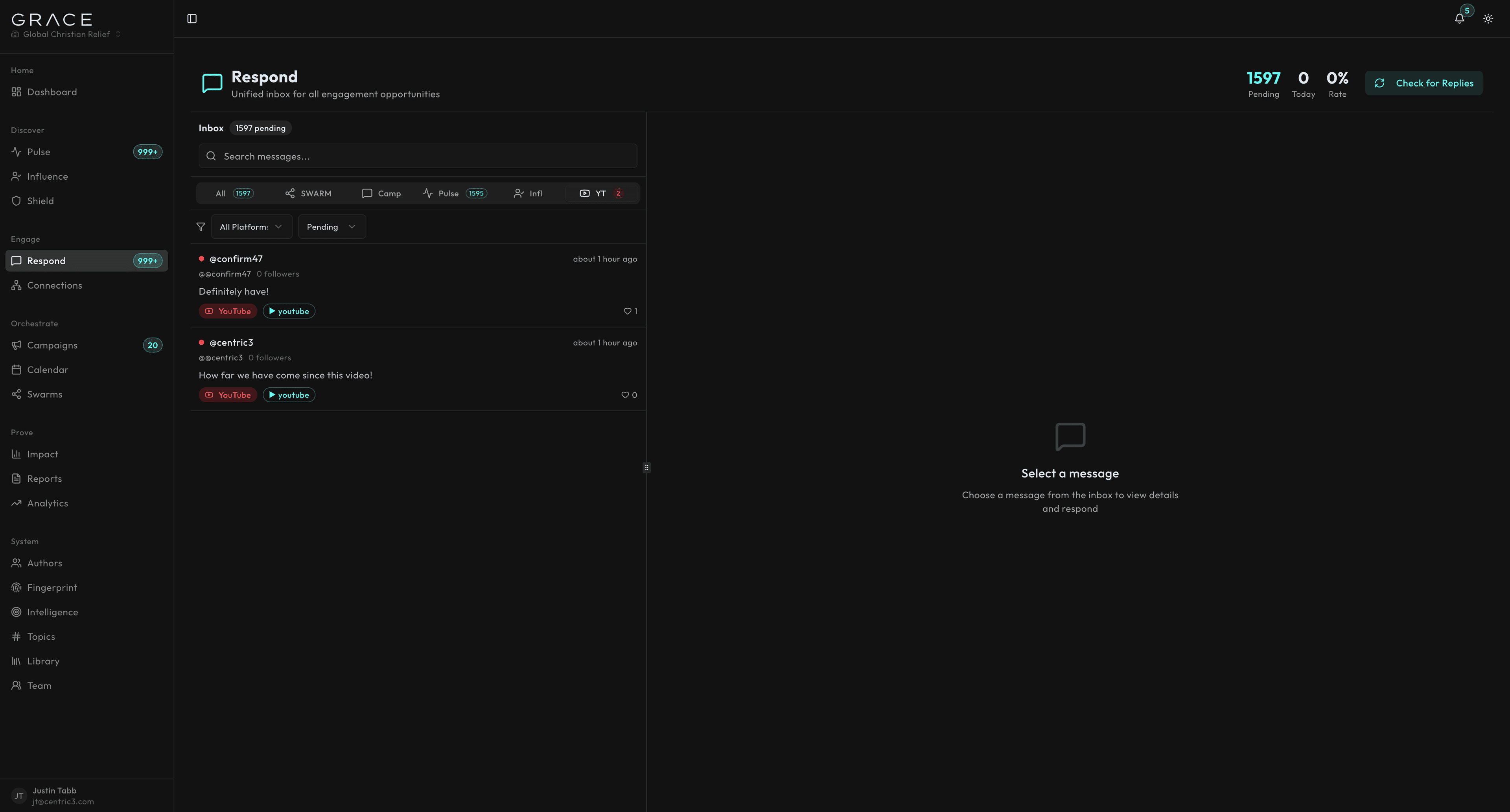 YouTube feature screenshot