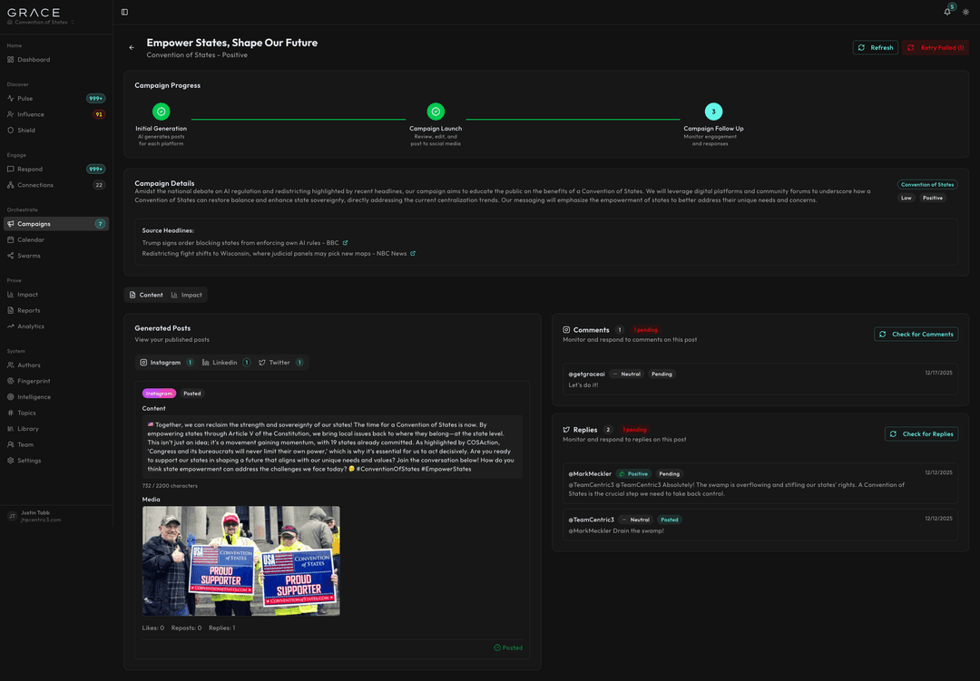 Instagram post preview