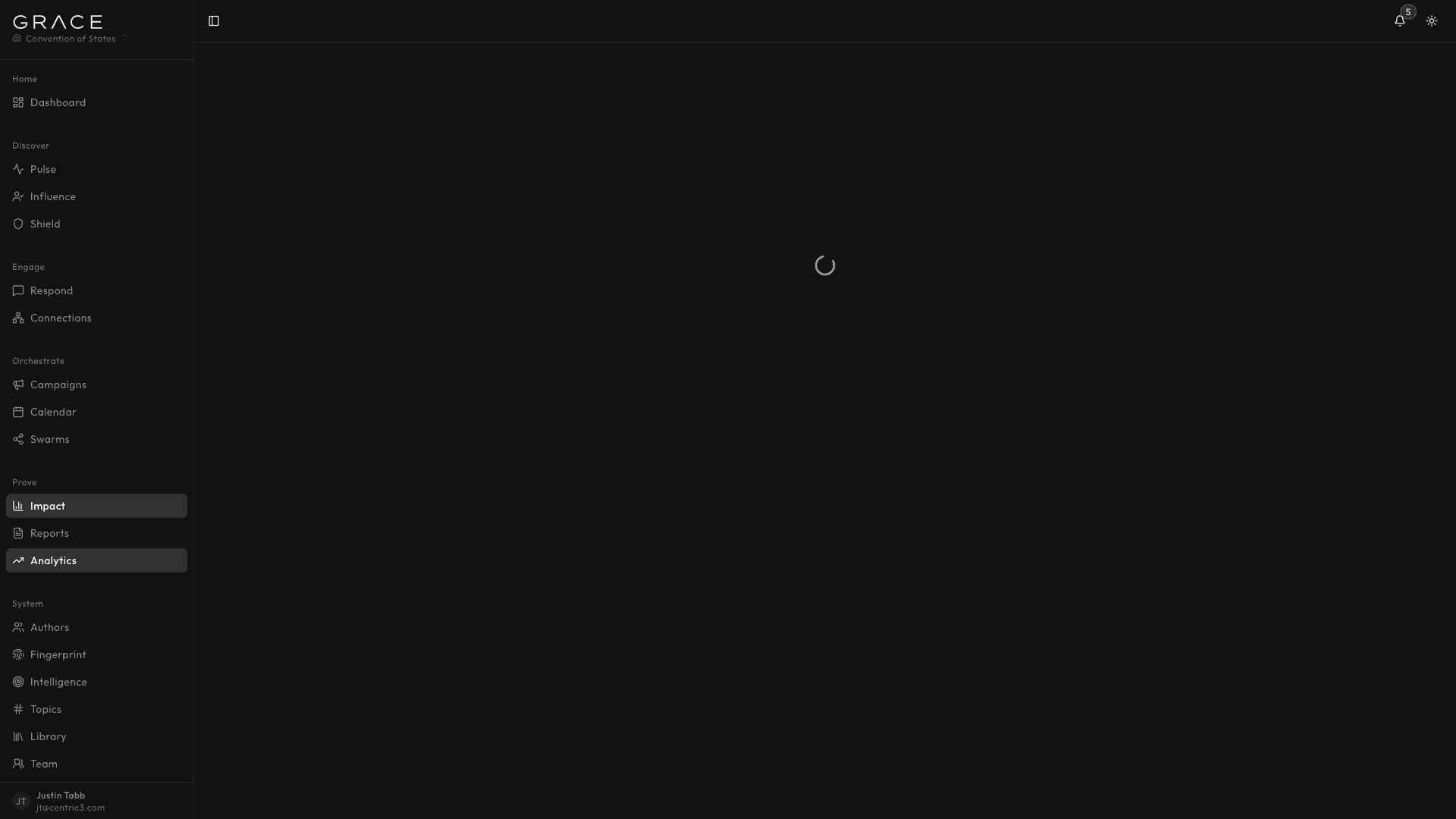 Impact feature screenshot